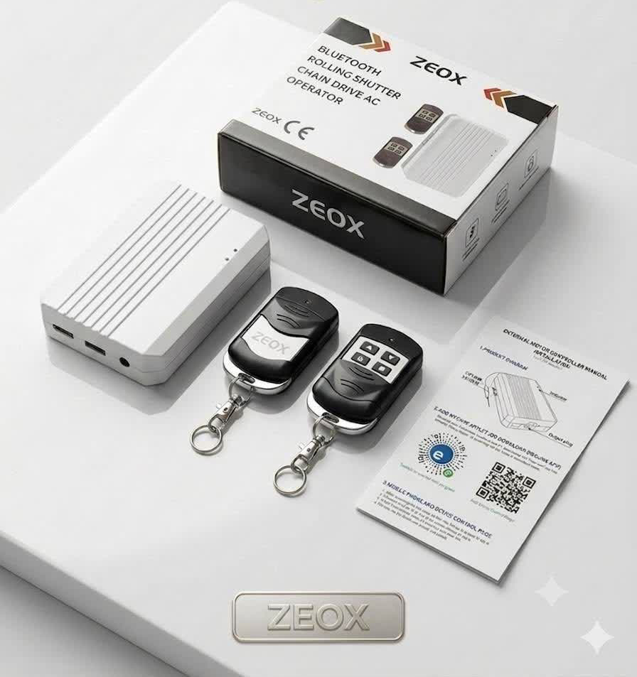 رسیور موتور کرکره برقی ساید زئوکس (ZEOX)